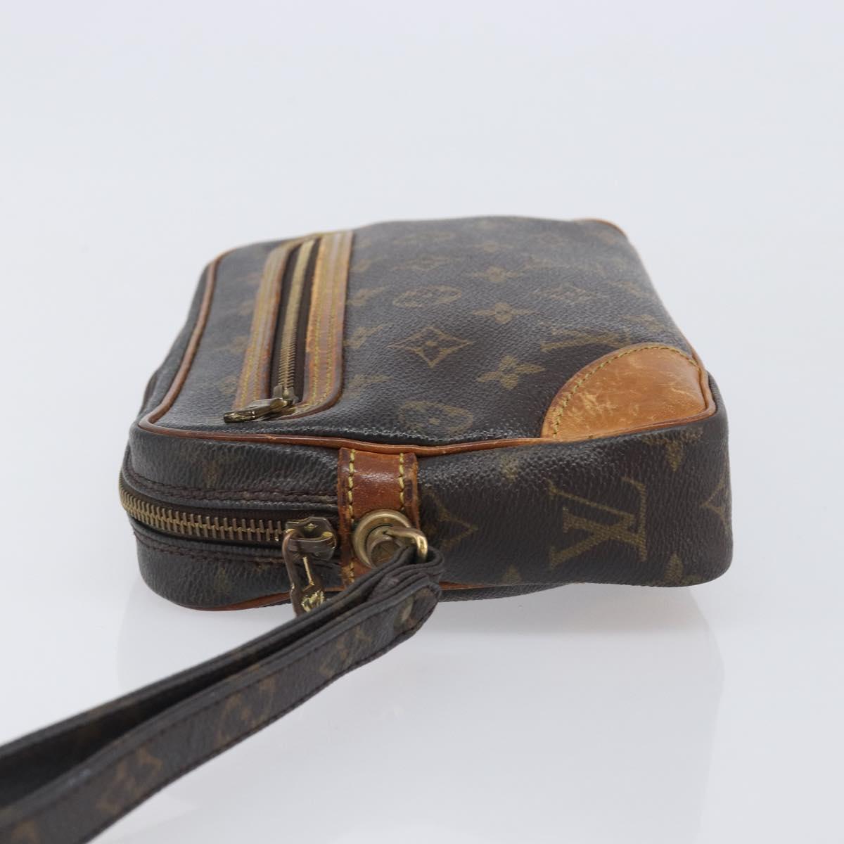 LOUIS VUITTON Monogram Marly Dragonne GM Clutch Bag M51825 LV Auth 207764
