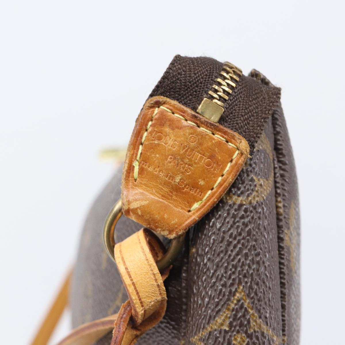 LOUIS VUITTON Monogram Pochette Accessoires Pouch M51980 LV Auth 207766A