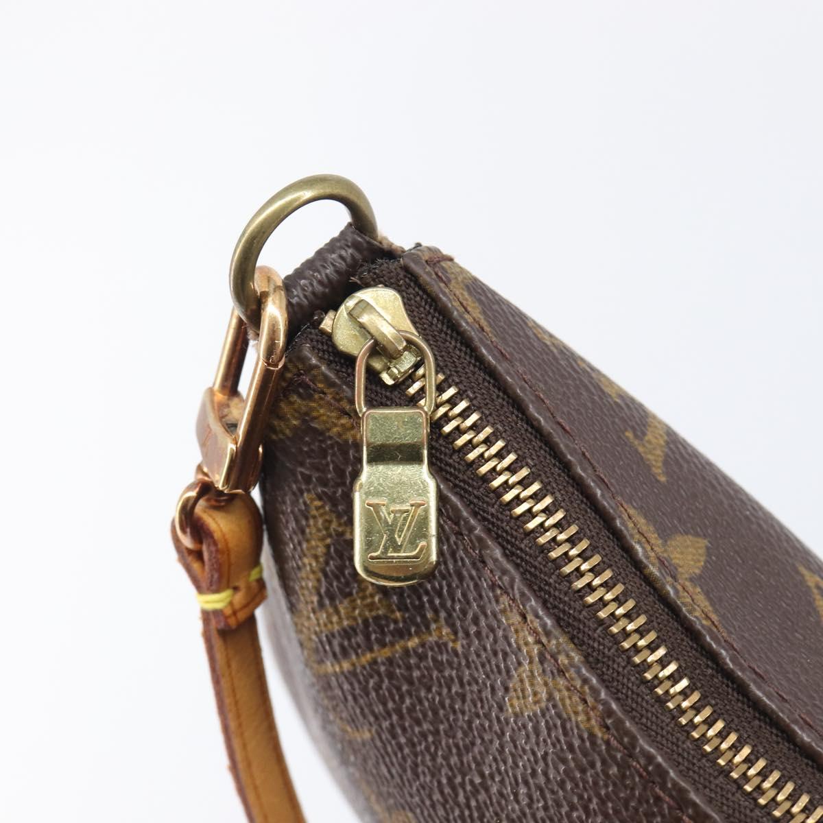 LOUIS VUITTON Monogram Pochette Accessoires Pouch M51980 LV Auth 207766A