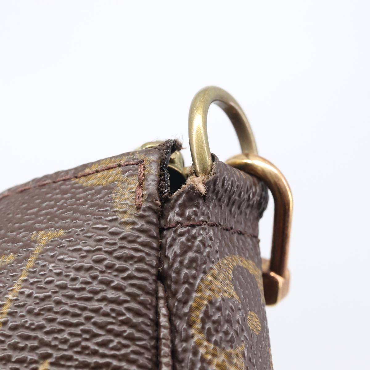 LOUIS VUITTON Monogram Pochette Accessoires Pouch M51980 LV Auth 207766A