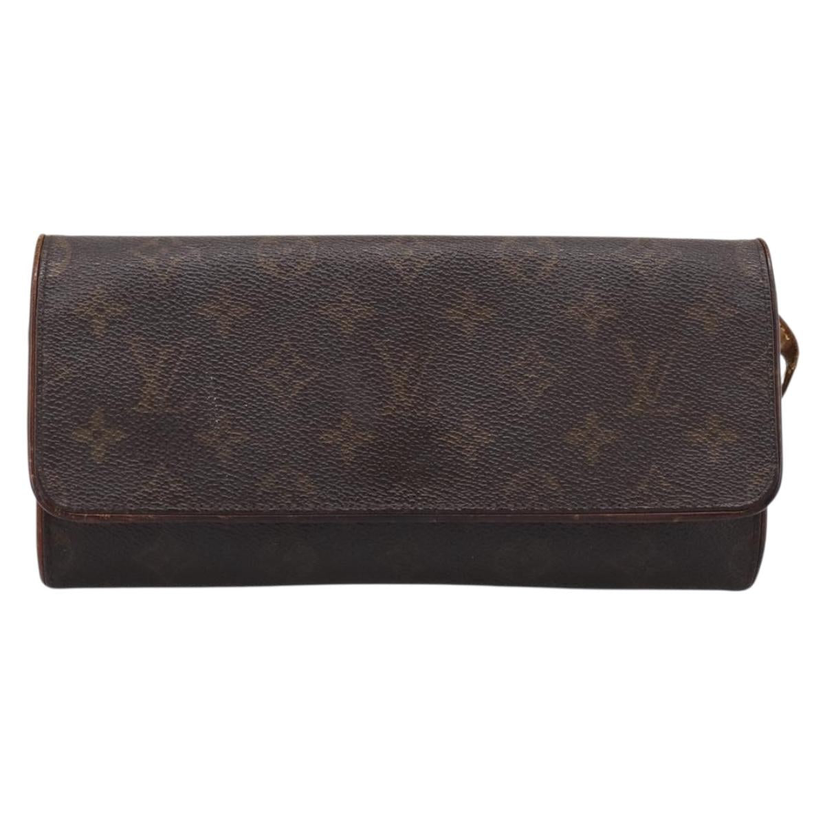 LOUIS VUITTON Monogram Pochette Twin GM Shoulder Bag M51852 LV Auth 207771