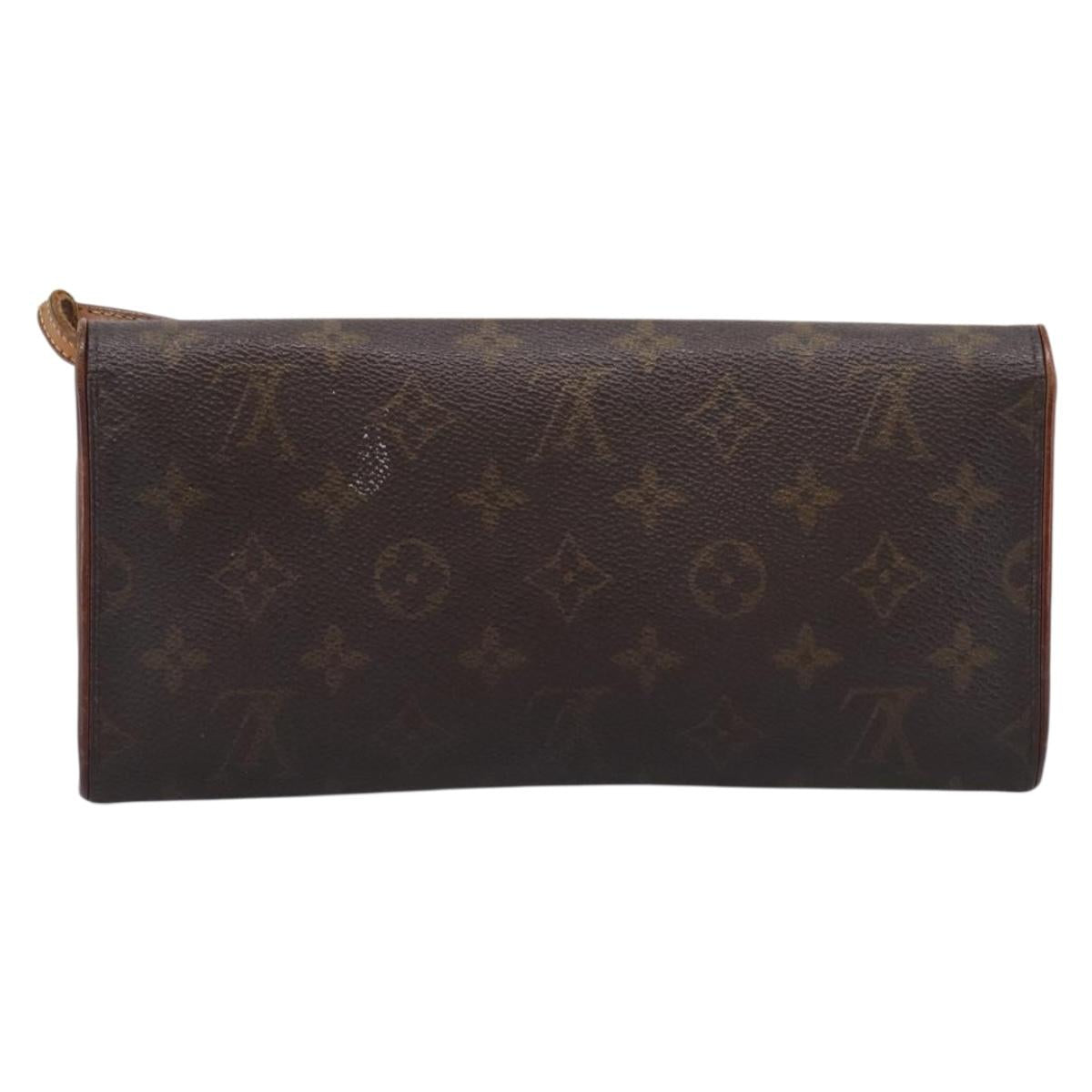 LOUIS VUITTON Monogram Pochette Twin GM Shoulder Bag M51852 LV Auth 207771