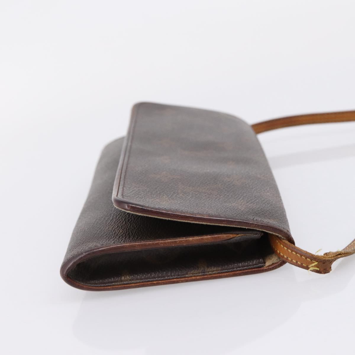 LOUIS VUITTON Monogram Pochette Twin GM Shoulder Bag M51852 LV Auth 207771