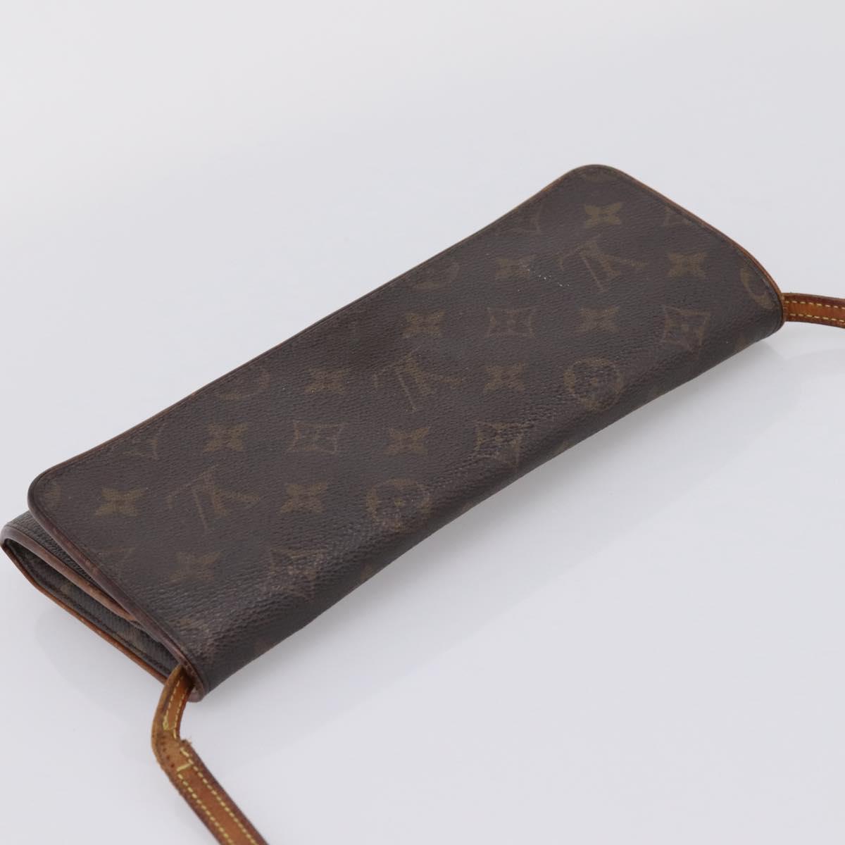 LOUIS VUITTON Monogram Pochette Twin GM Shoulder Bag M51852 LV Auth 207771