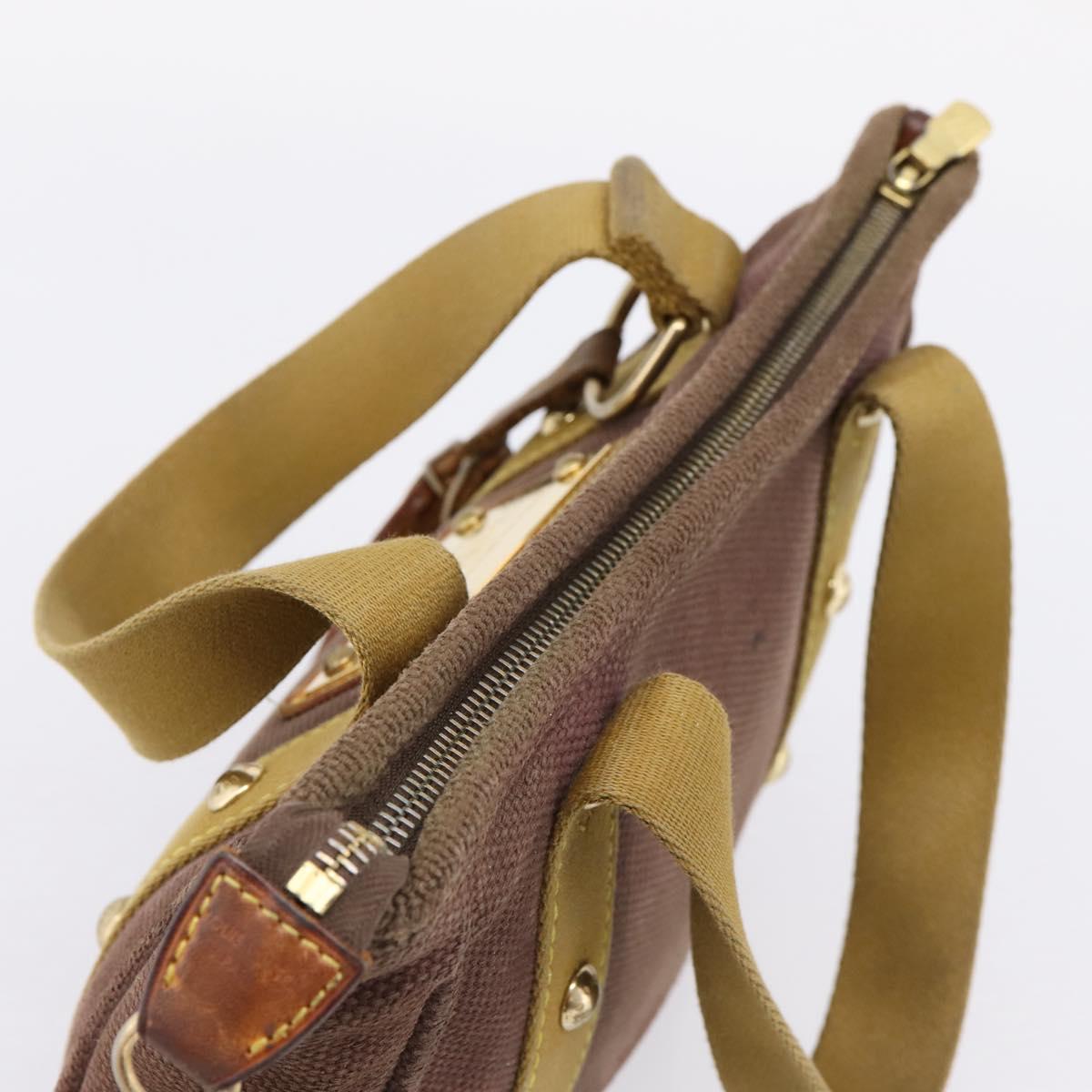 LOUIS VUITTON Antigua Cabas PM Hand Bag Canvas Brown M40089 LV Auth 207775