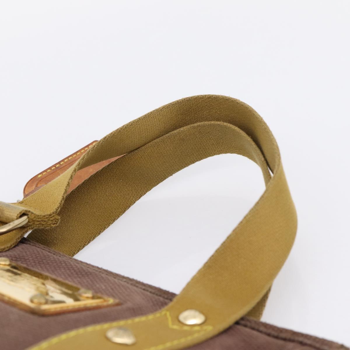 LOUIS VUITTON Antigua Cabas PM Hand Bag Canvas Brown M40089 LV Auth 207775