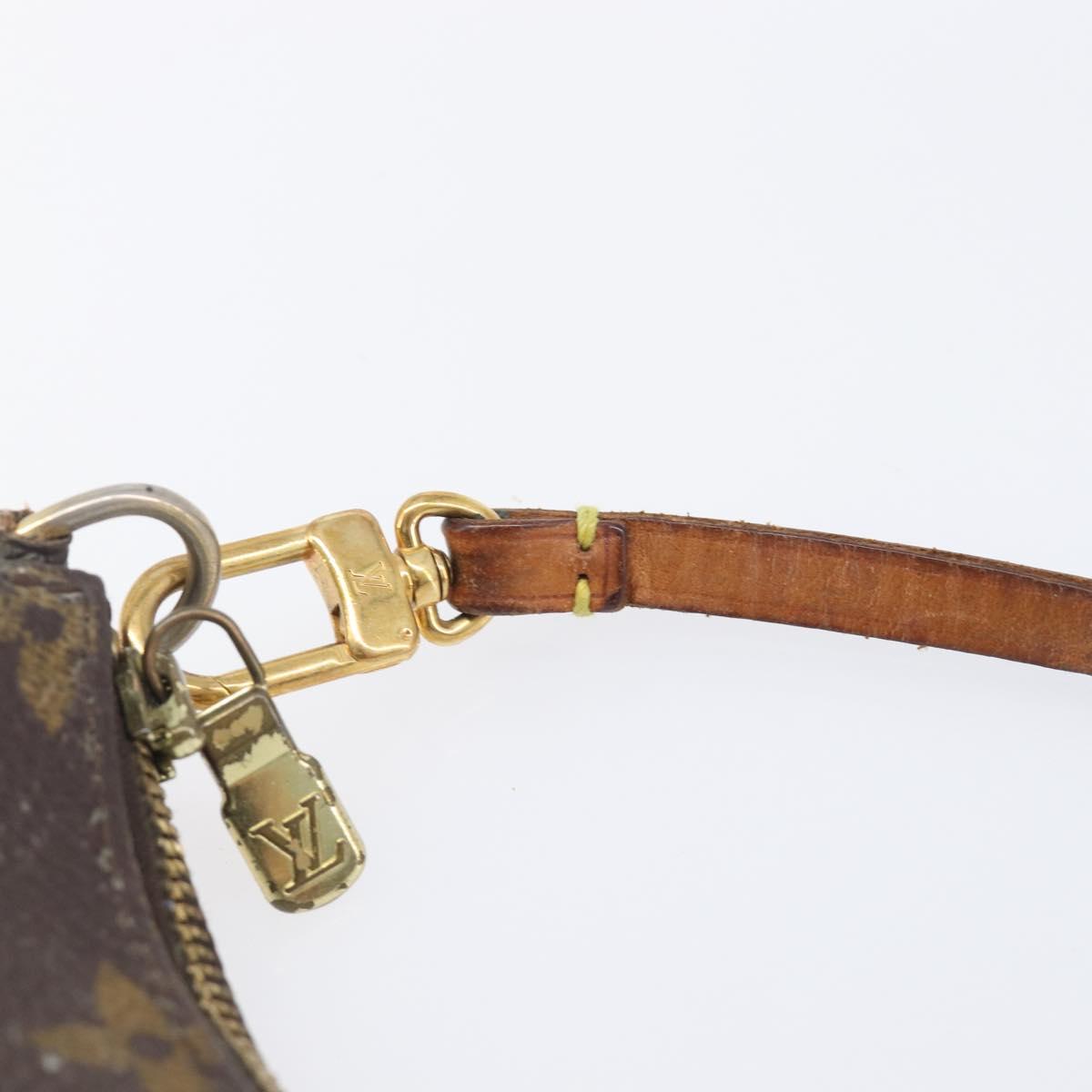 LOUIS VUITTON Monogram Pochette Accessoires Pouch M51980 LV Auth 207776A