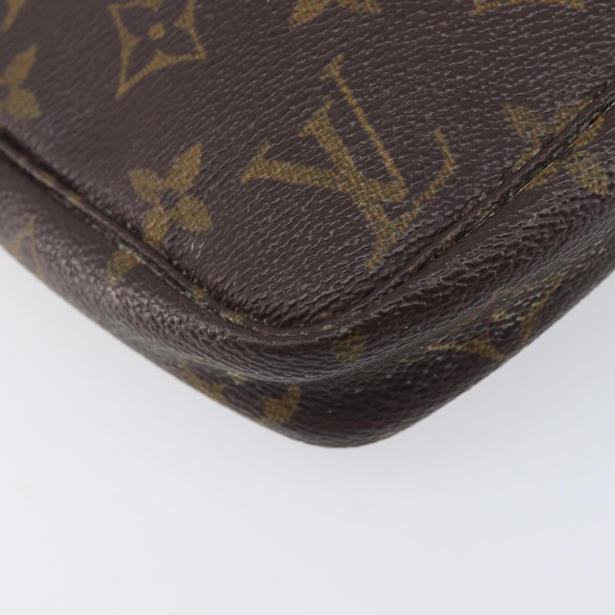 LOUIS VUITTON Monogram Pochette Accessoires Pouch M51980 LV Auth 207776A