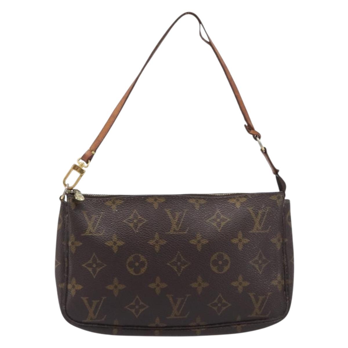 LOUIS VUITTON Monogram Pochette Accessoires Pouch M51980 LV Auth 207776A