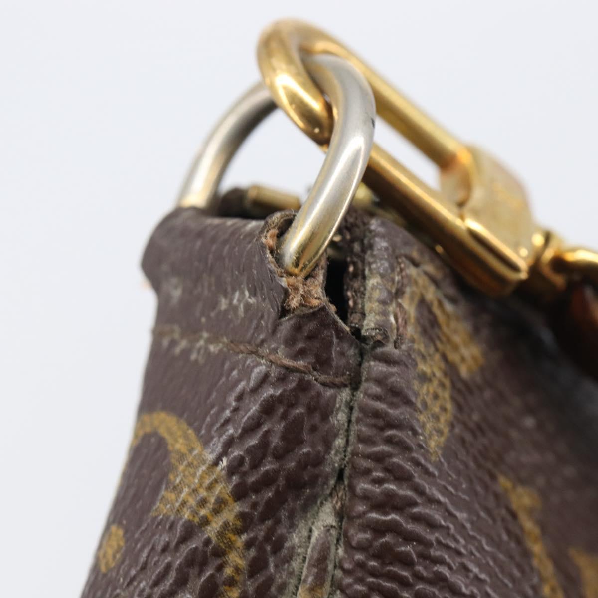 LOUIS VUITTON Monogram Pochette Accessoires Pouch M51980 LV Auth 207776A
