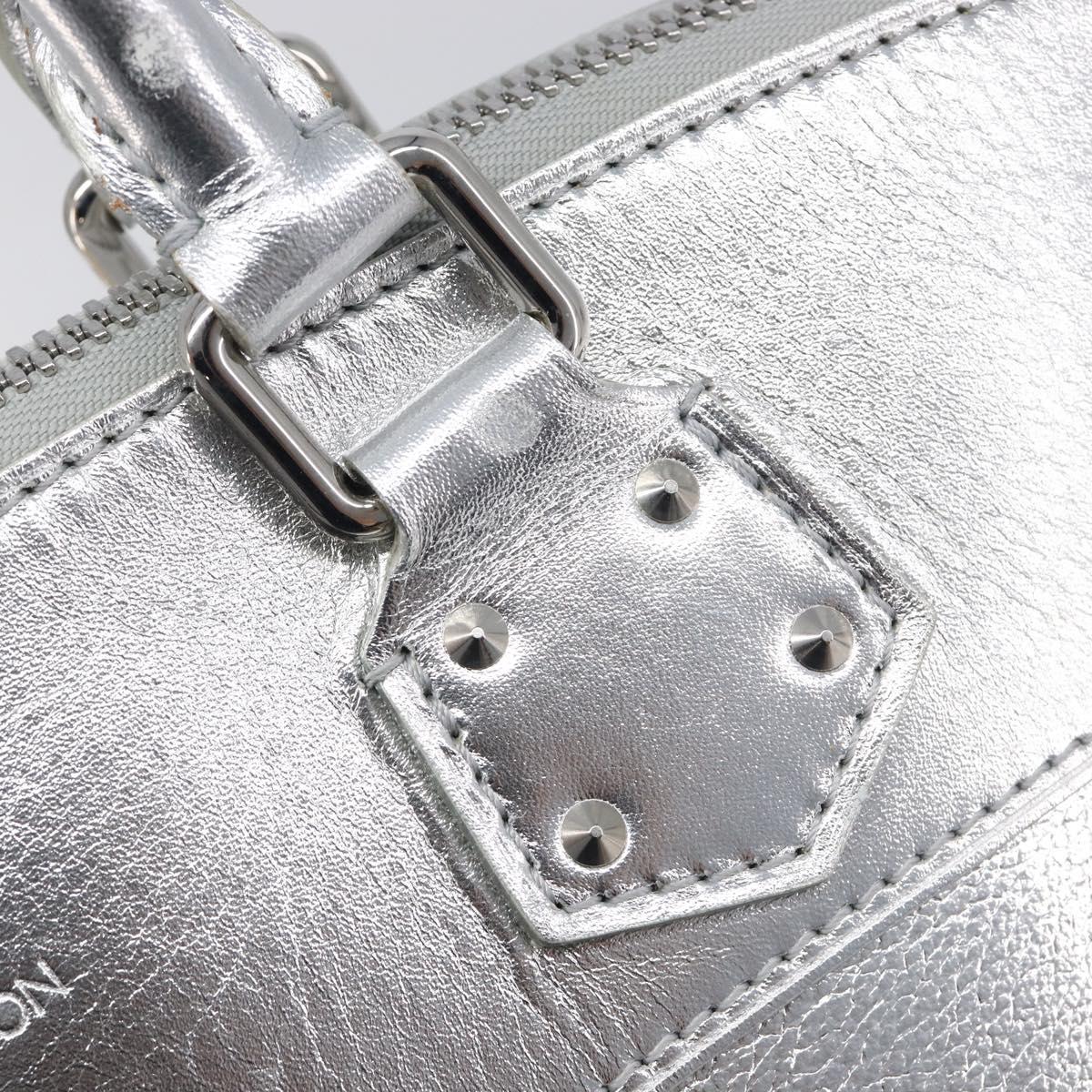 LOUIS VUITTON Suhari Lockit PM Hand Bag Silver M95541 LV Auth 207778V