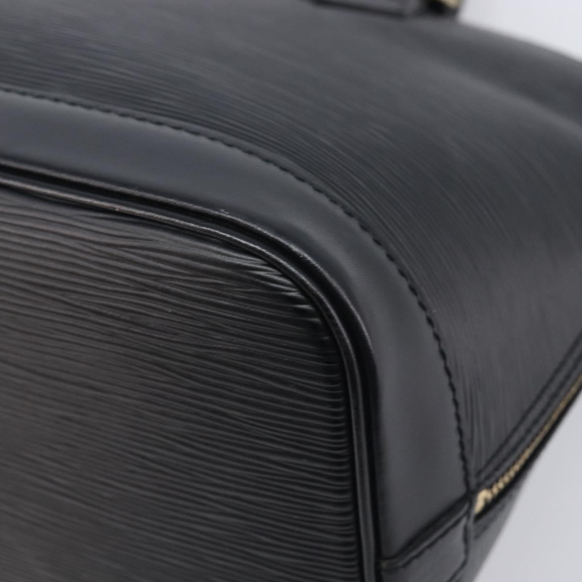 LOUIS VUITTON Epi Alma Hand Bag Noir Black M52142 LV Auth 207780V
