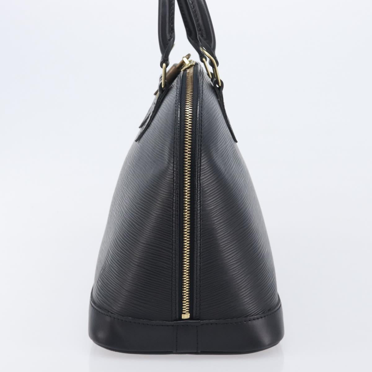 LOUIS VUITTON Epi Alma Hand Bag Noir Black M52142 LV Auth 207780V
