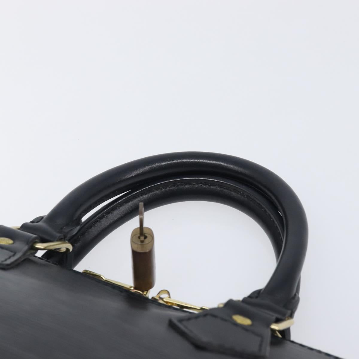 LOUIS VUITTON Epi Alma Hand Bag Noir Black M52142 LV Auth 207780V