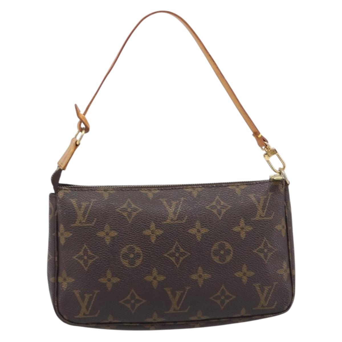 LOUIS VUITTON Monogram Pochette Accessoires Pouch M51980 LV Auth 207784A