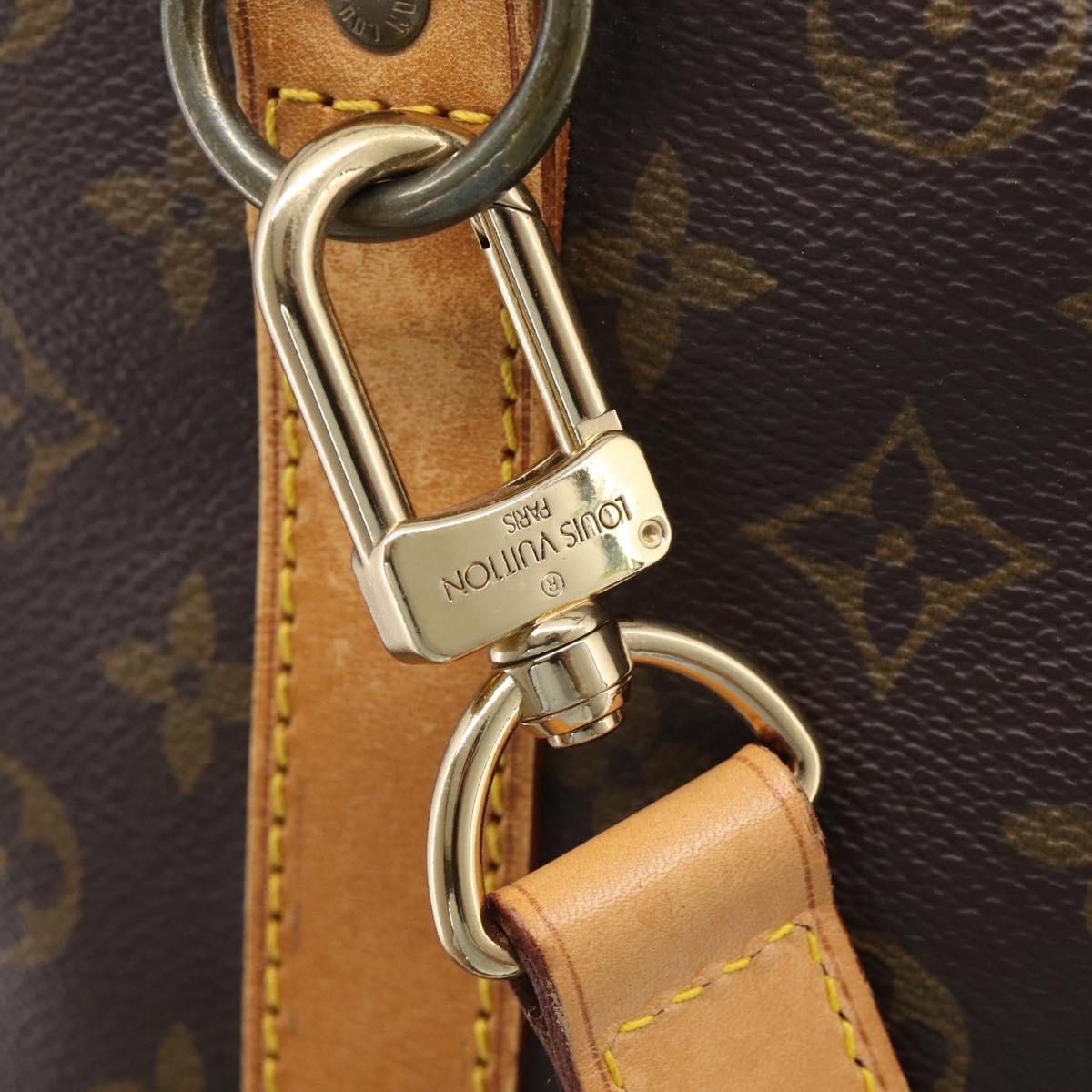 LOUIS VUITTON Monogram Keepall Bandouliere 50 Boston Bag M41416 LV Auth 207786A