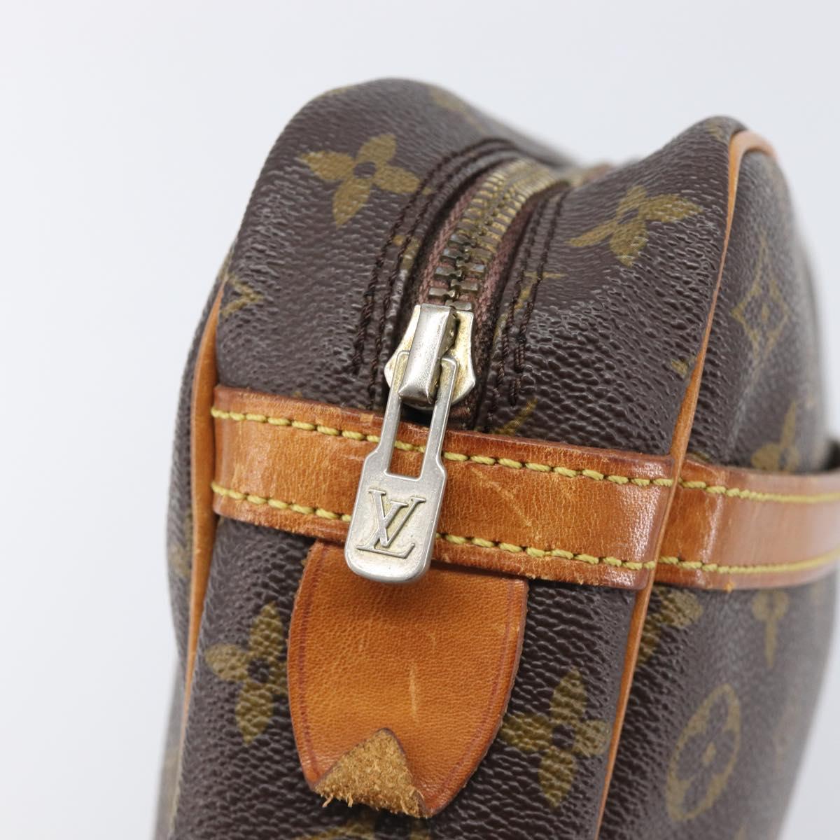 LOUIS VUITTON Monogram Compiegne 28 Clutch Bag M51845 LV Auth 207790
