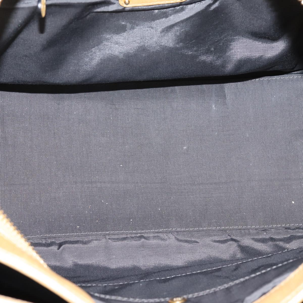 LOEWE Amazona 32 Hand Bag Leather Gold Auth 207798A