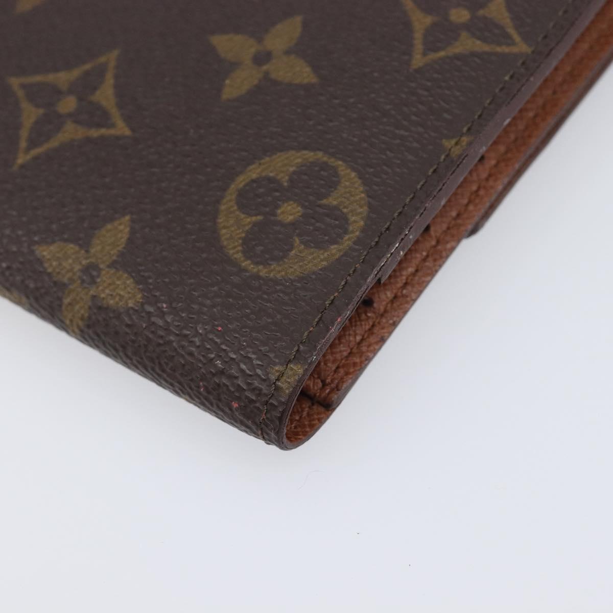 LOUIS VUITTON Monogram Portefeuille International Long Wallet M61217 Auth 207799