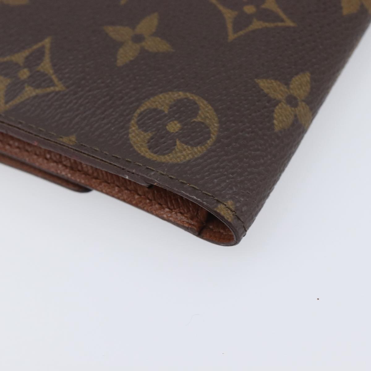 LOUIS VUITTON Monogram Portefeuille International Long Wallet M61217 Auth 207799