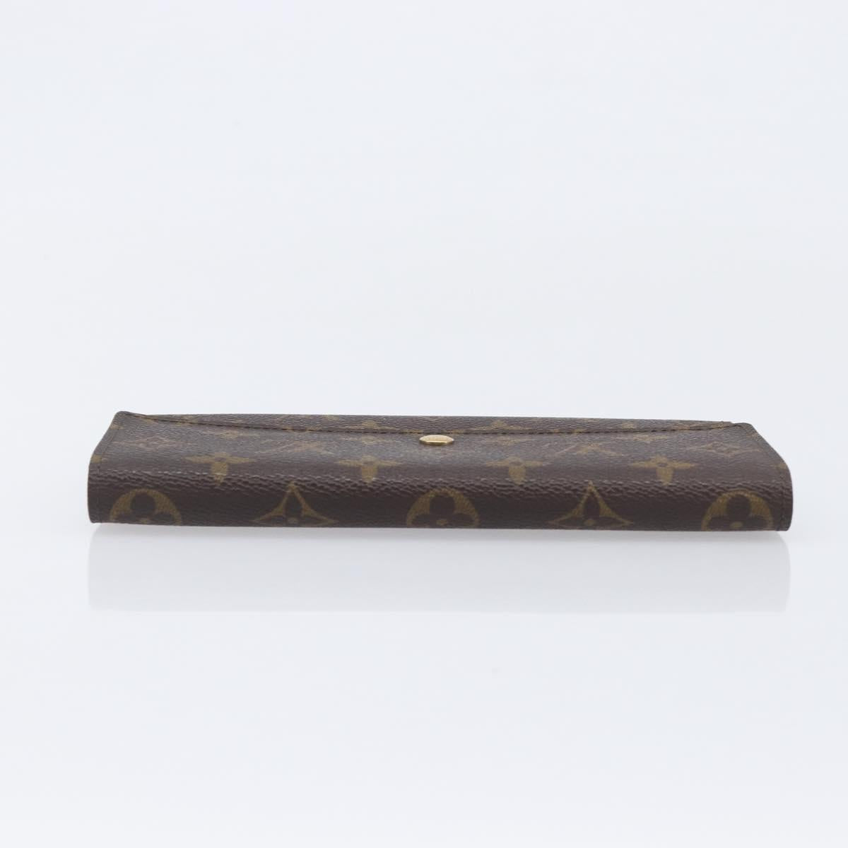LOUIS VUITTON Monogram Portefeuille International Long Wallet M61217 Auth 207799