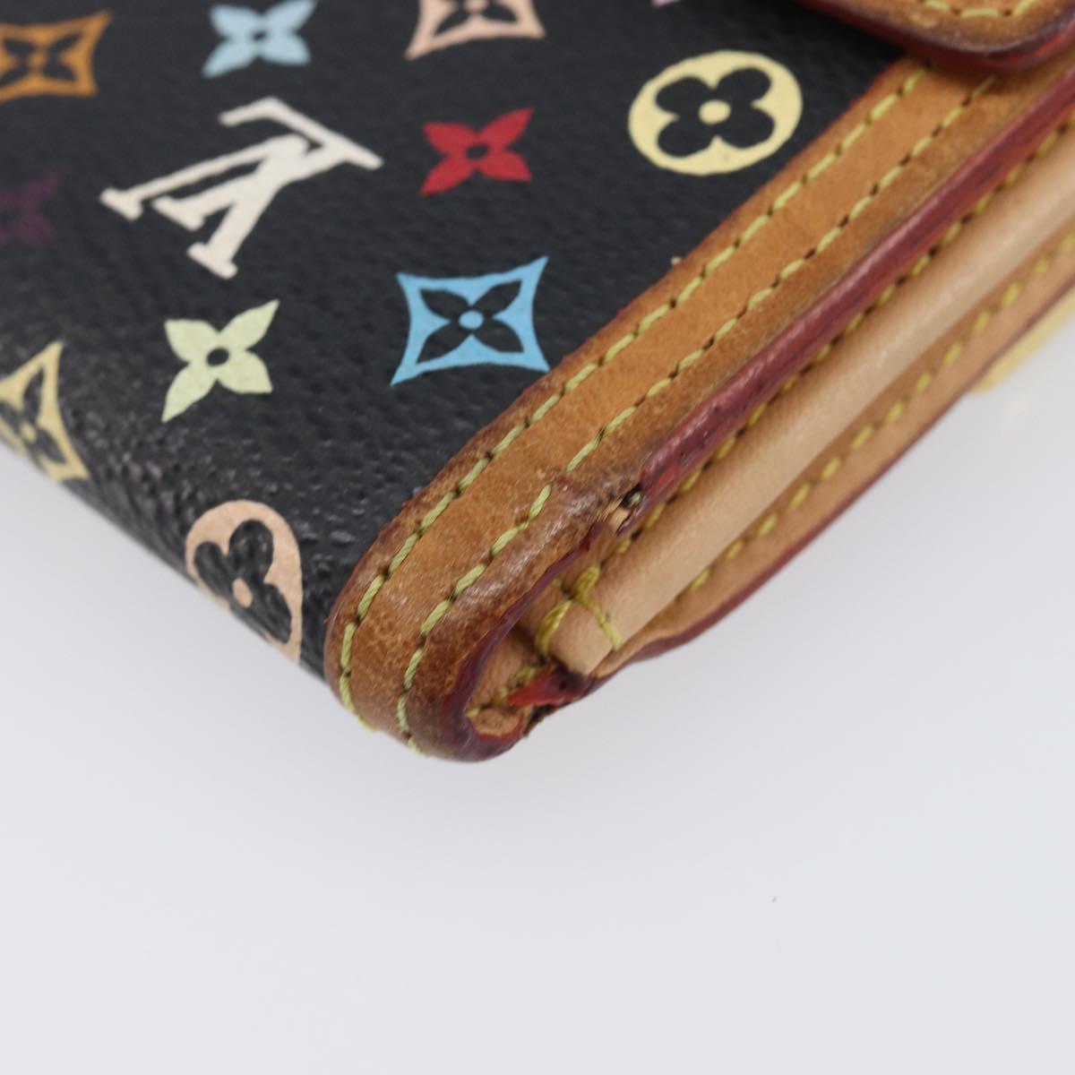 LOUIS VUITTON Multicolor Porte Monnaie Bier Cartes Credit M92984 Auth 207800