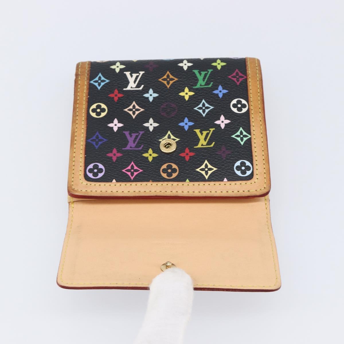 LOUIS VUITTON Multicolor Porte Monnaie Bier Cartes Credit M92984 Auth 207800