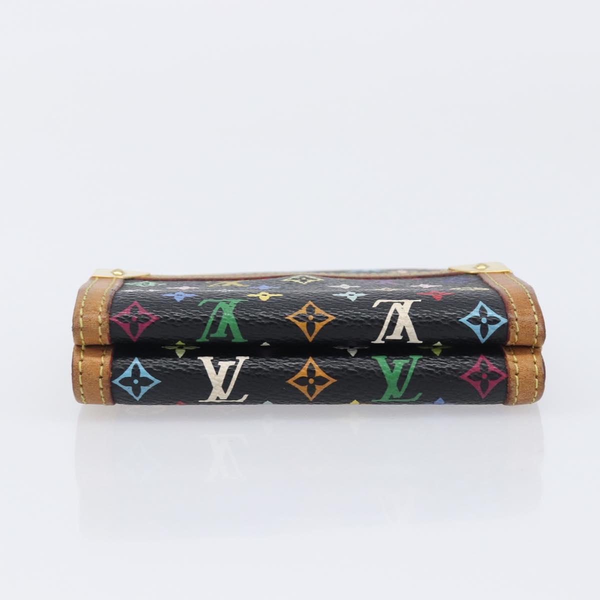 LOUIS VUITTON Multicolor Porte Monnaie Bier Cartes Credit M92984 Auth 207800