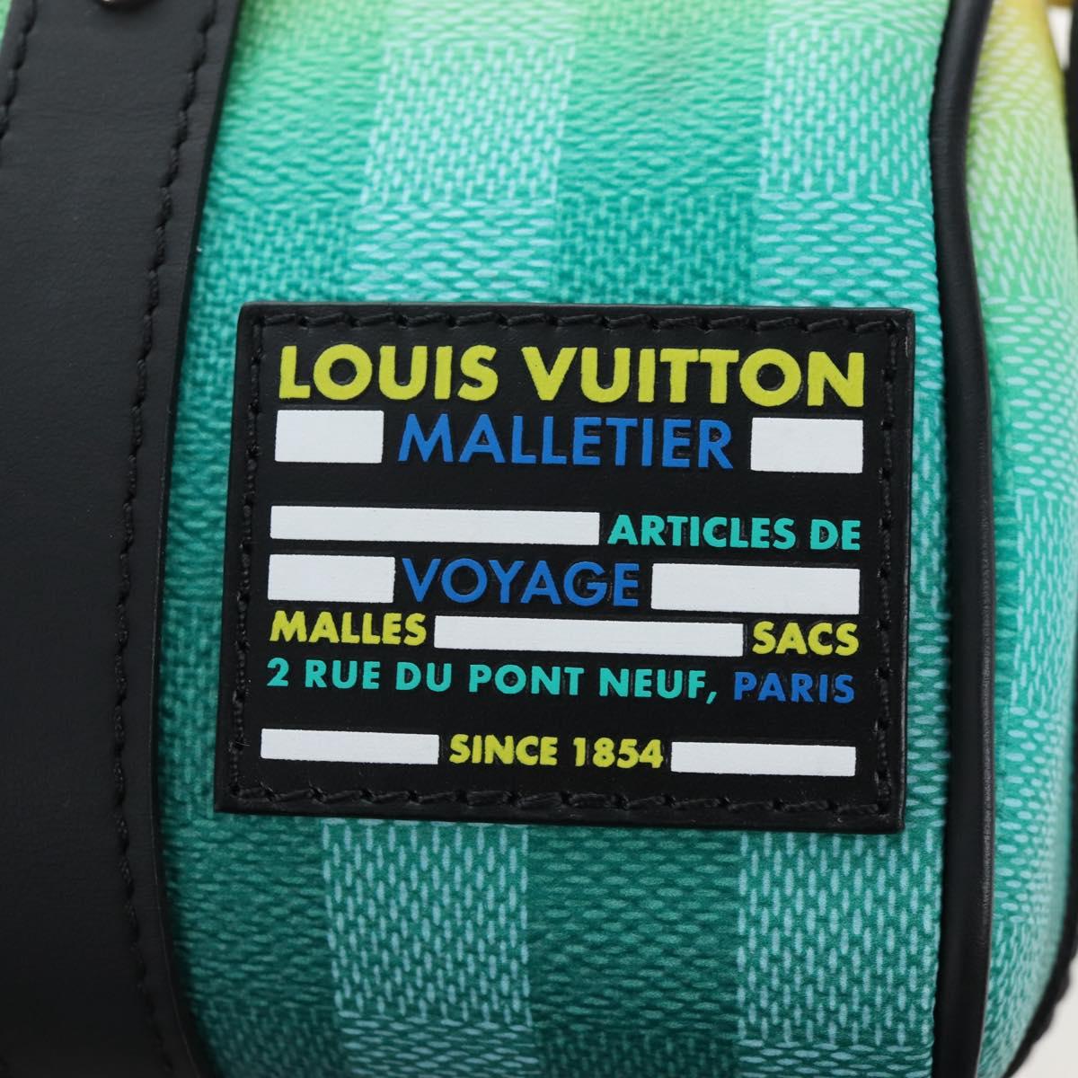 LOUIS VUITTON Damier Stripe Gradation Keepall XS Hand Bag M59949 Auth 207803SAM