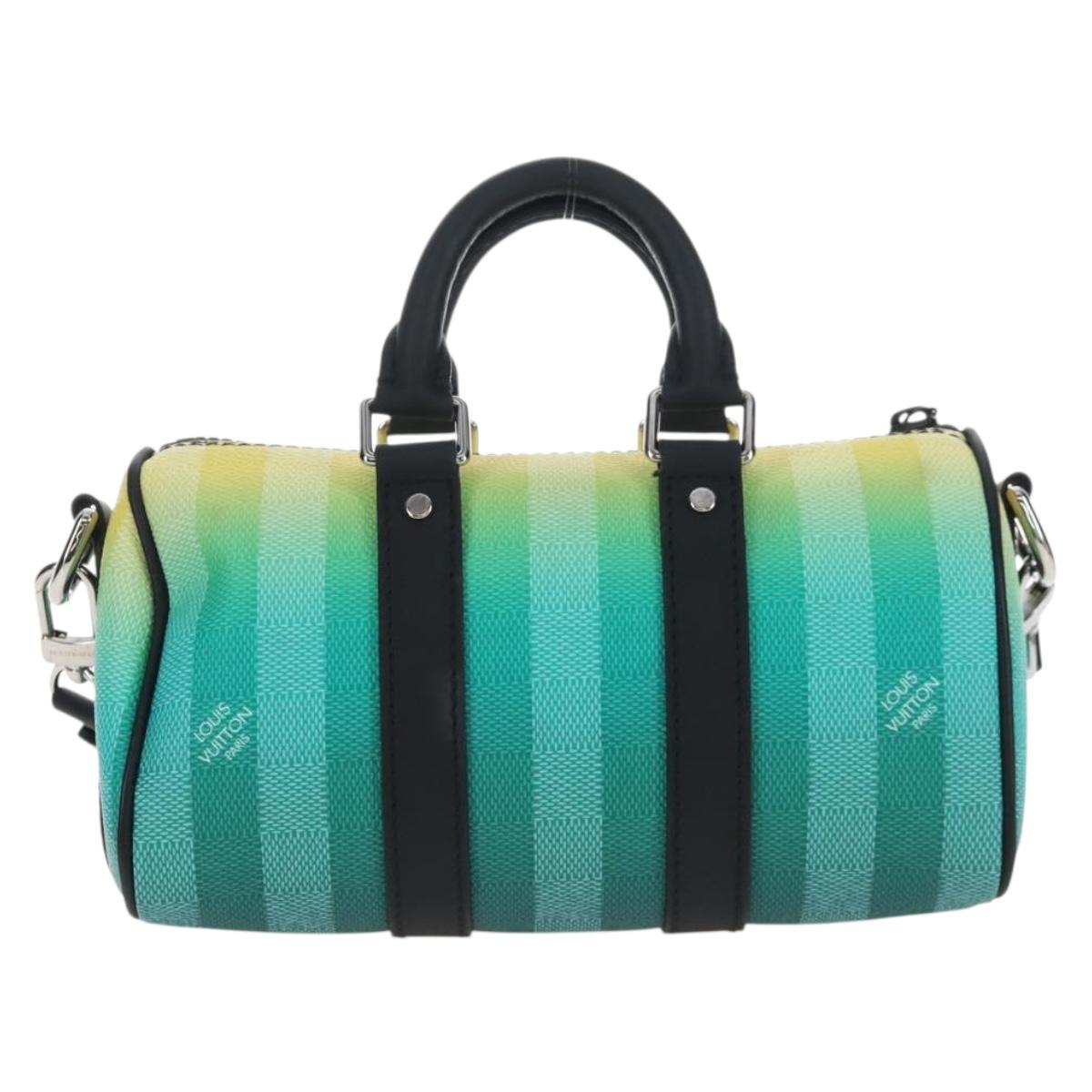 LOUIS VUITTON Damier Stripe Gradation Keepall XS Hand Bag M59949 Auth 207803SAM
