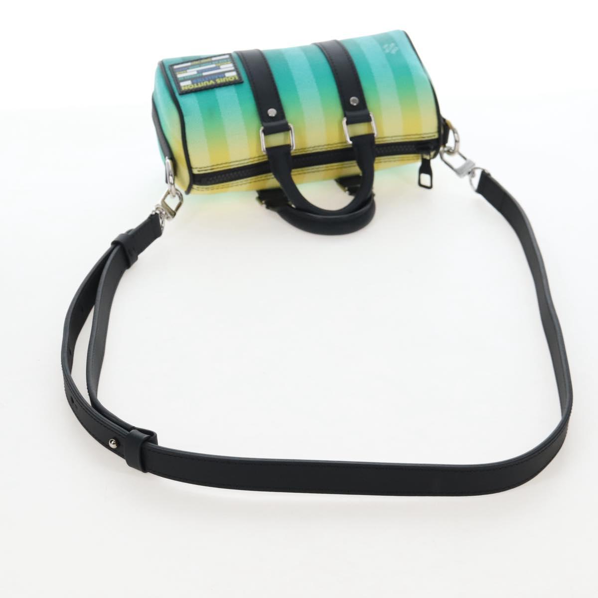 LOUIS VUITTON Damier Stripe Gradation Keepall XS Hand Bag M59949 Auth 207803SAM