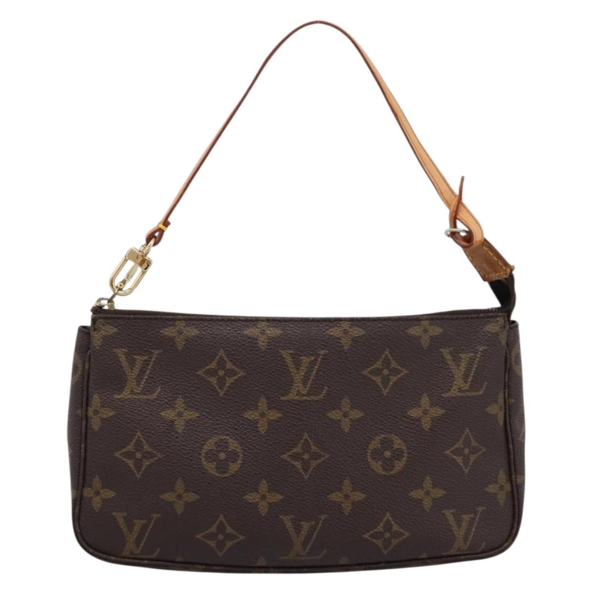LOUIS VUITTON Monogram Pochette Accessoires Pouch M51980 LV Auth 207808A