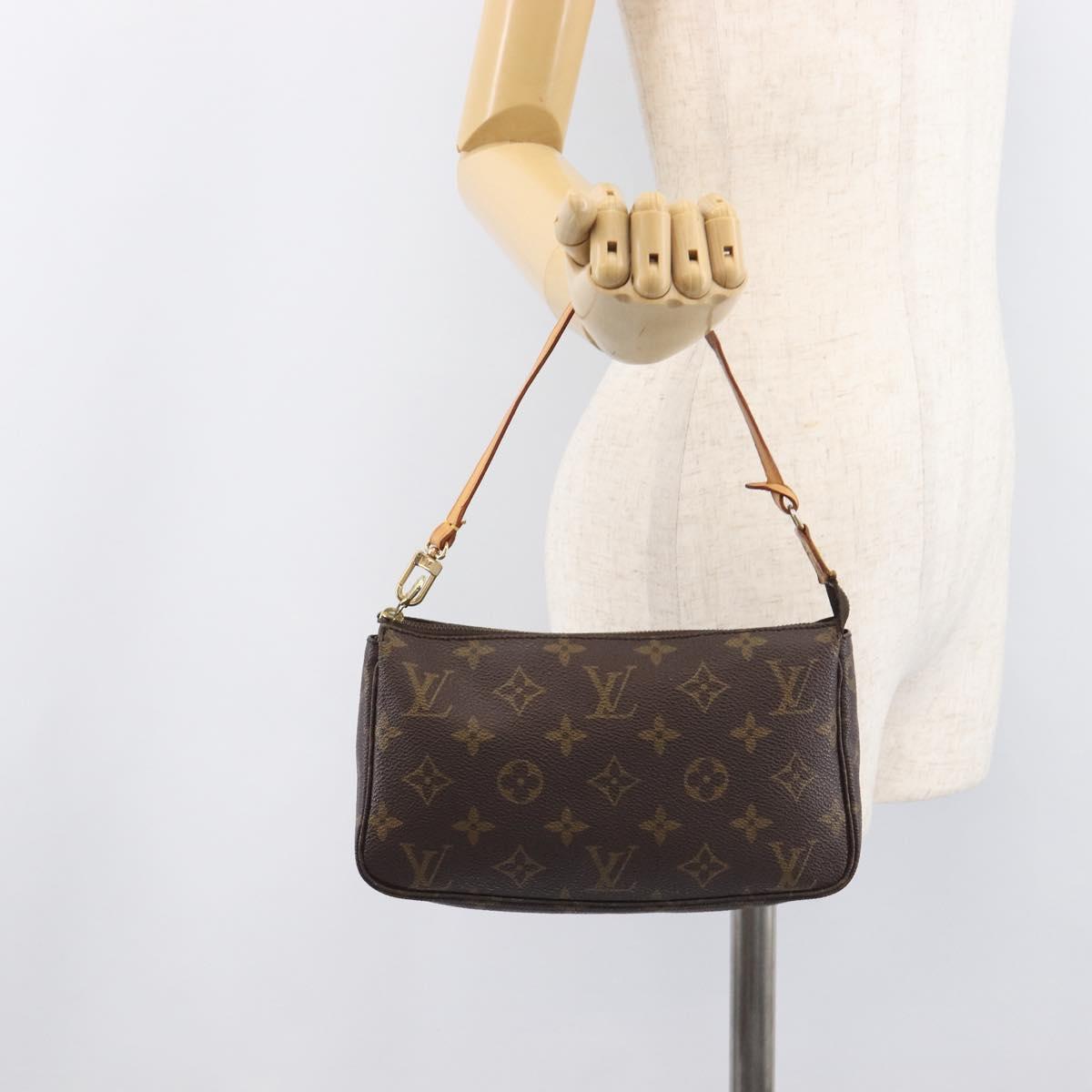 LOUIS VUITTON Monogram Pochette Accessoires Pouch M51980 LV Auth 207808A