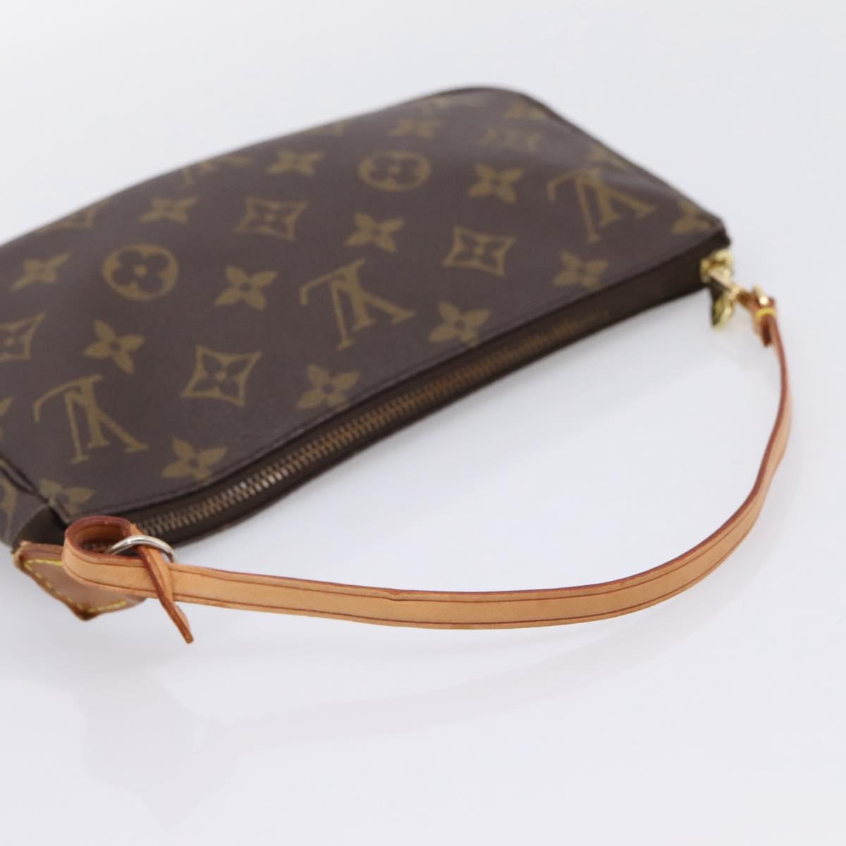 LOUIS VUITTON Monogram Pochette Accessoires Pouch M51980 LV Auth 207808A