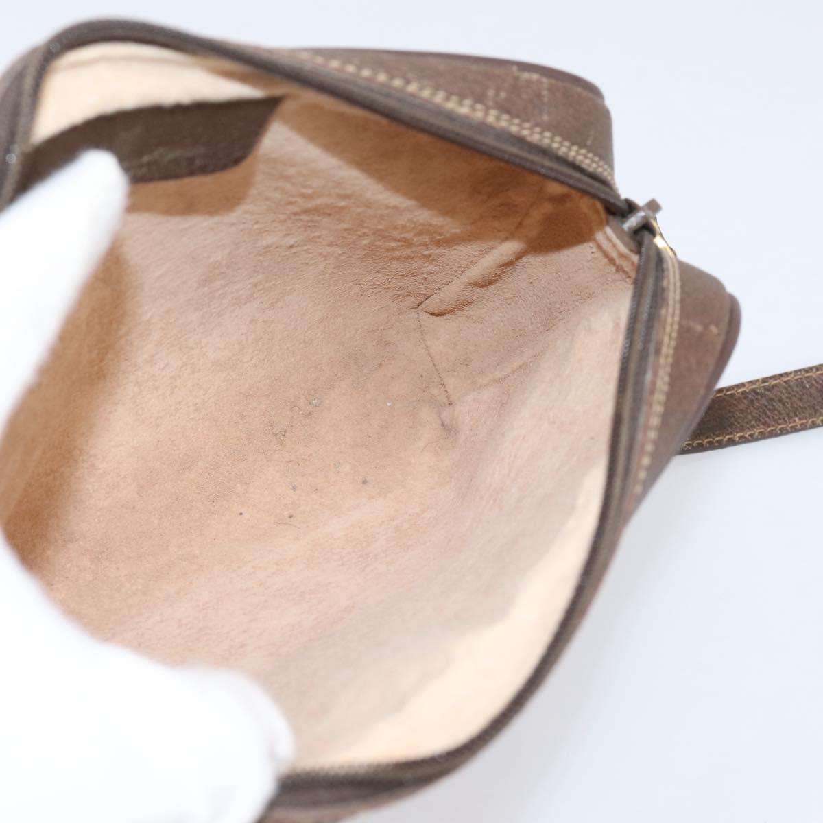 GUCCI GG Supreme Web Sherry Line Shoulder Bag PVC Beige 116 02 089 Auth 207832