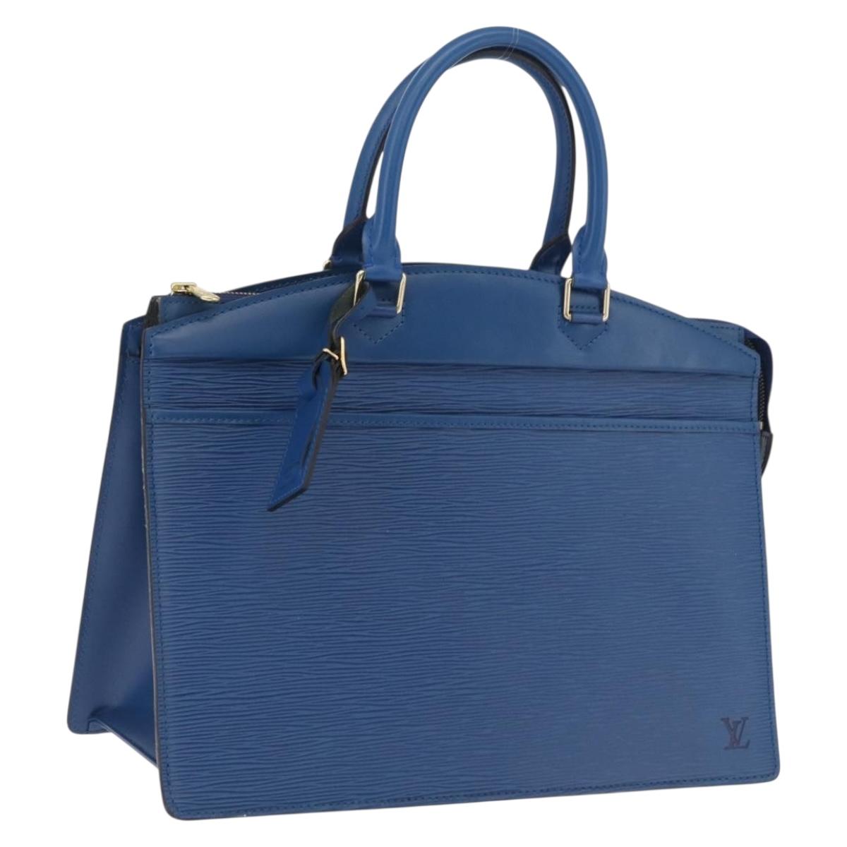 LOUIS VUITTON Epi Riviera Hand Bag Blue M48185 LV Auth 207859