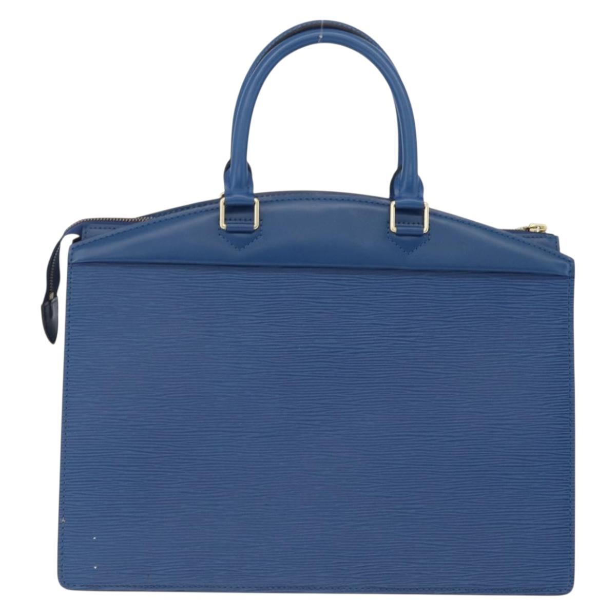 LOUIS VUITTON Epi Riviera Hand Bag Blue M48185 LV Auth 207859