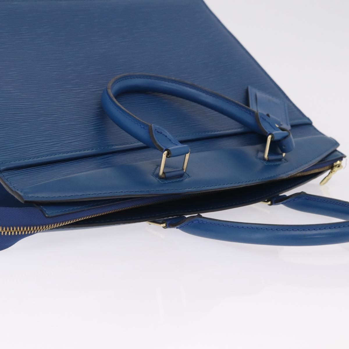 LOUIS VUITTON Epi Riviera Hand Bag Blue M48185 LV Auth 207859