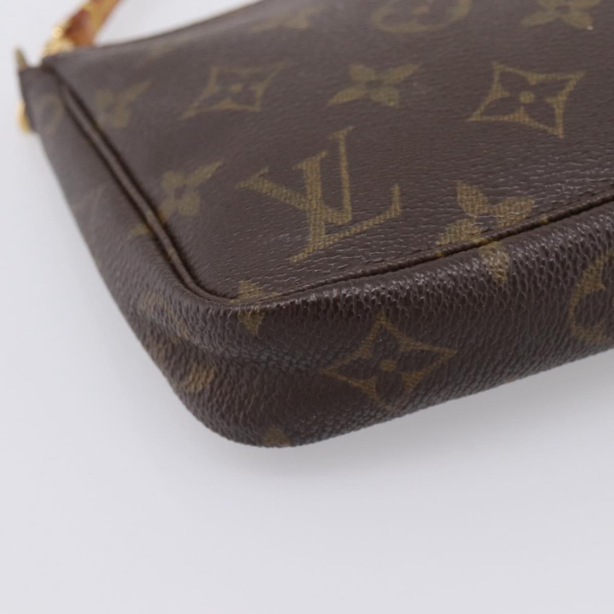 LOUIS VUITTON Monogram Pochette Accessoires Pouch M51980 LV Auth 207881A