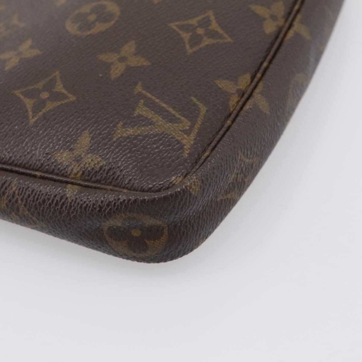 LOUIS VUITTON Monogram Pochette Accessoires Pouch M51980 LV Auth 207881A