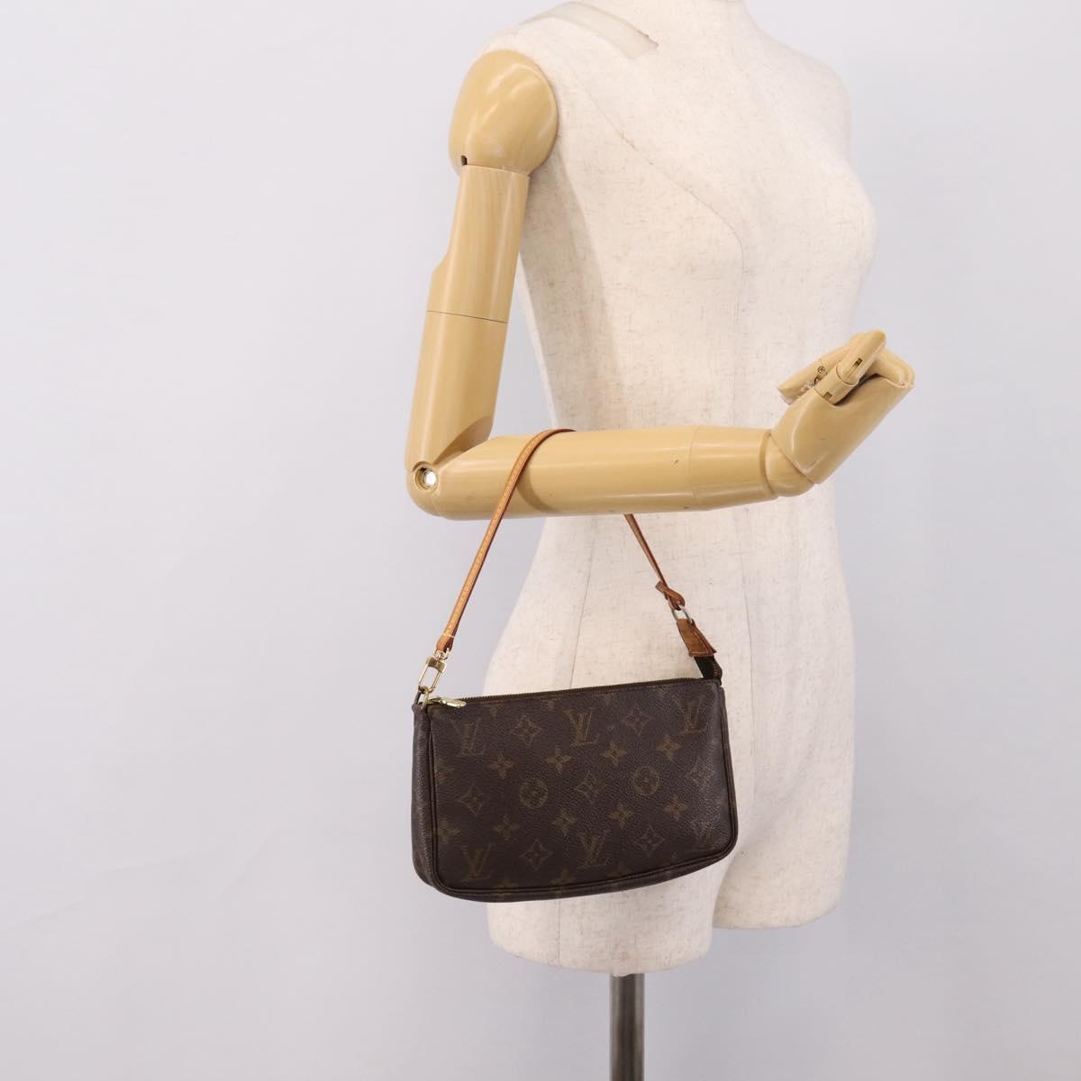 LOUIS VUITTON Monogram Pochette Accessoires Pouch M51980 LV Auth 207881A