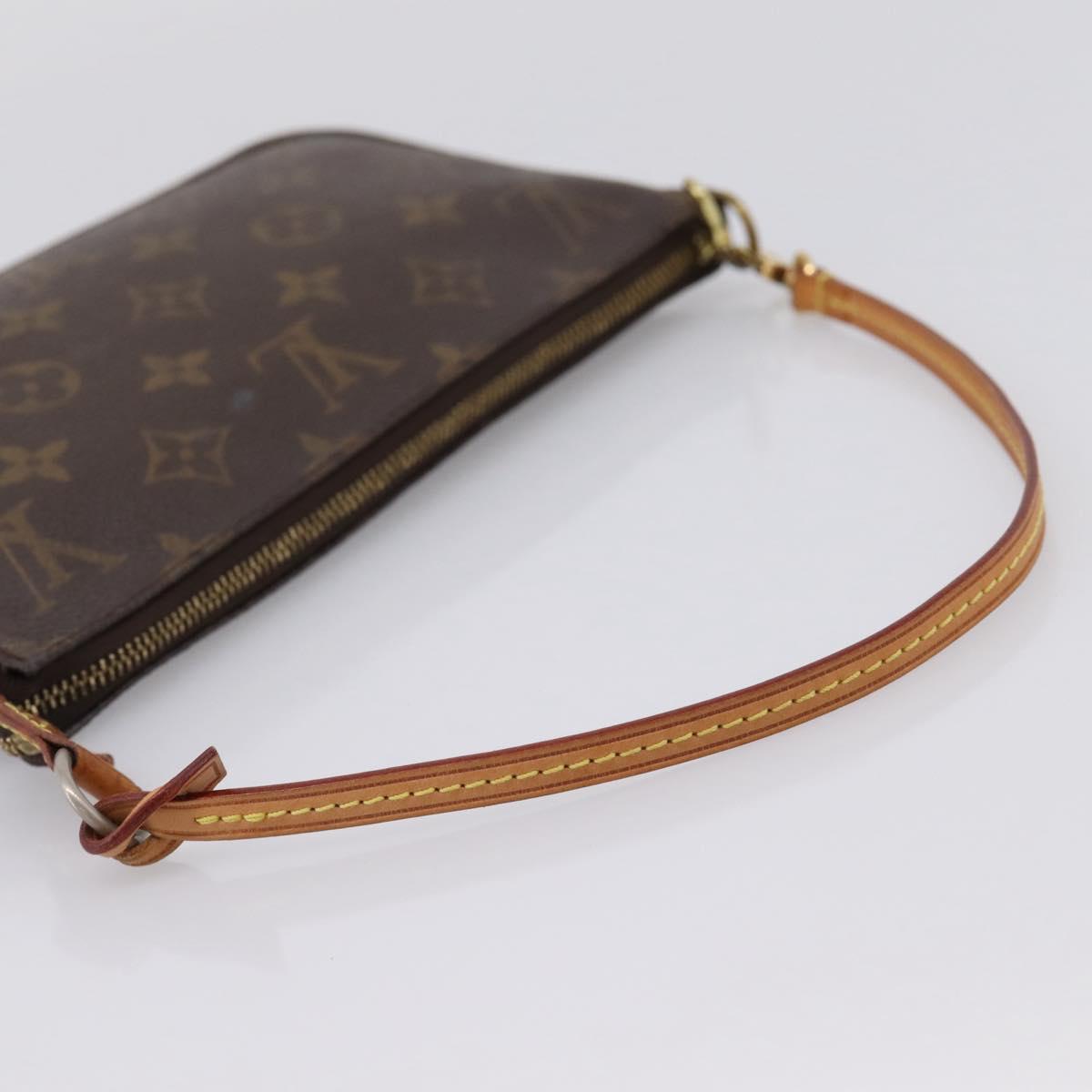 LOUIS VUITTON Monogram Pochette Accessoires Pouch M51980 LV Auth 207881A