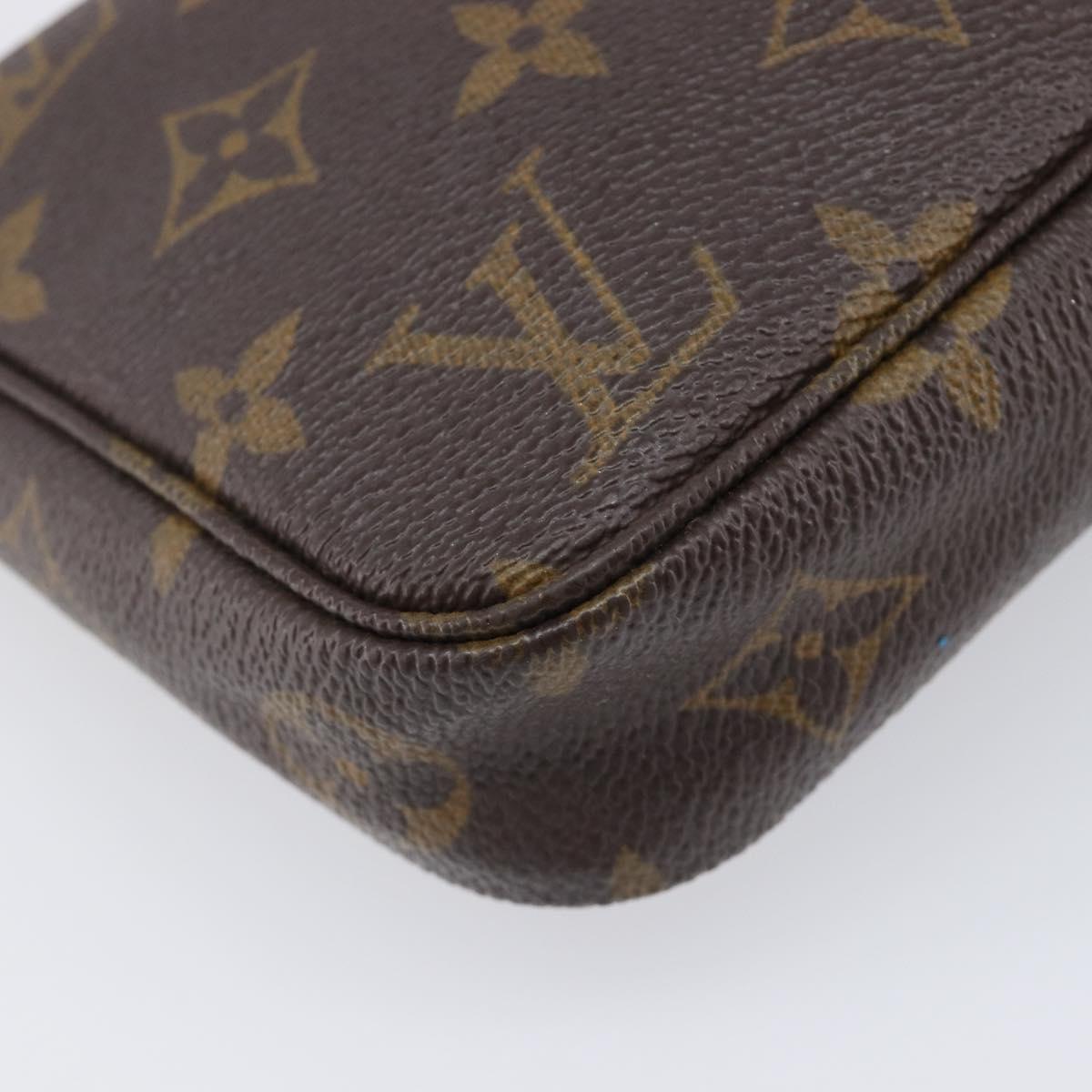 LOUIS VUITTON Monogram Pochette Accessoires Pouch M51980 LV Auth 207884A