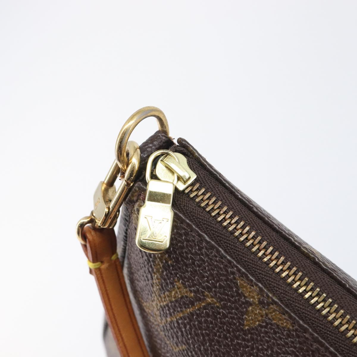 LOUIS VUITTON Monogram Pochette Accessoires Pouch M51980 LV Auth 207884A