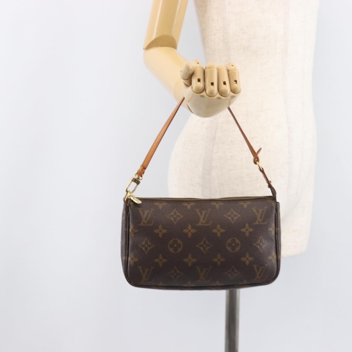 LOUIS VUITTON Monogram Pochette Accessoires Pouch M51980 LV Auth 207884A