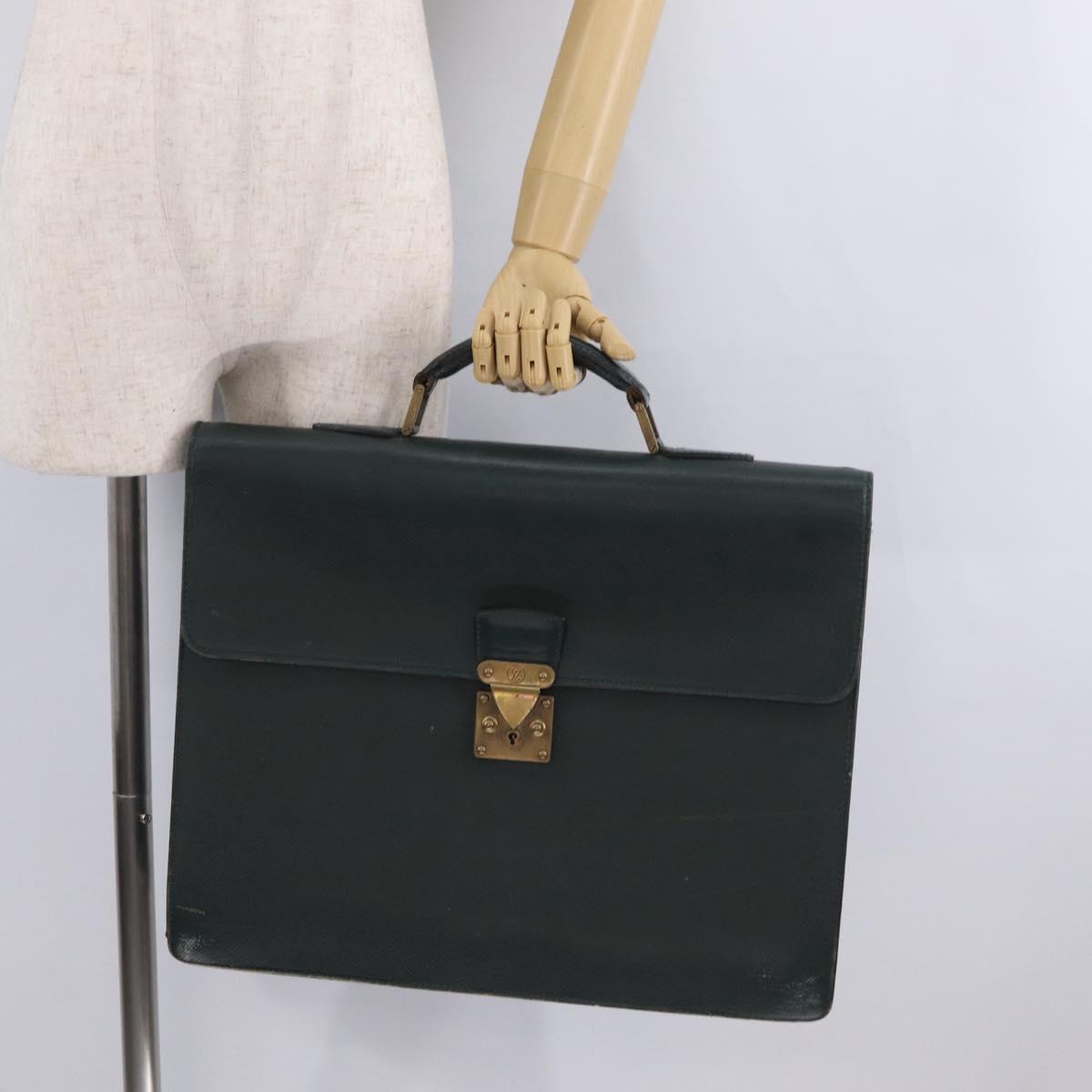 LOUIS VUITTON Taiga Serviette Moskova Business Bag Epicea M30034 LV Auth 207893