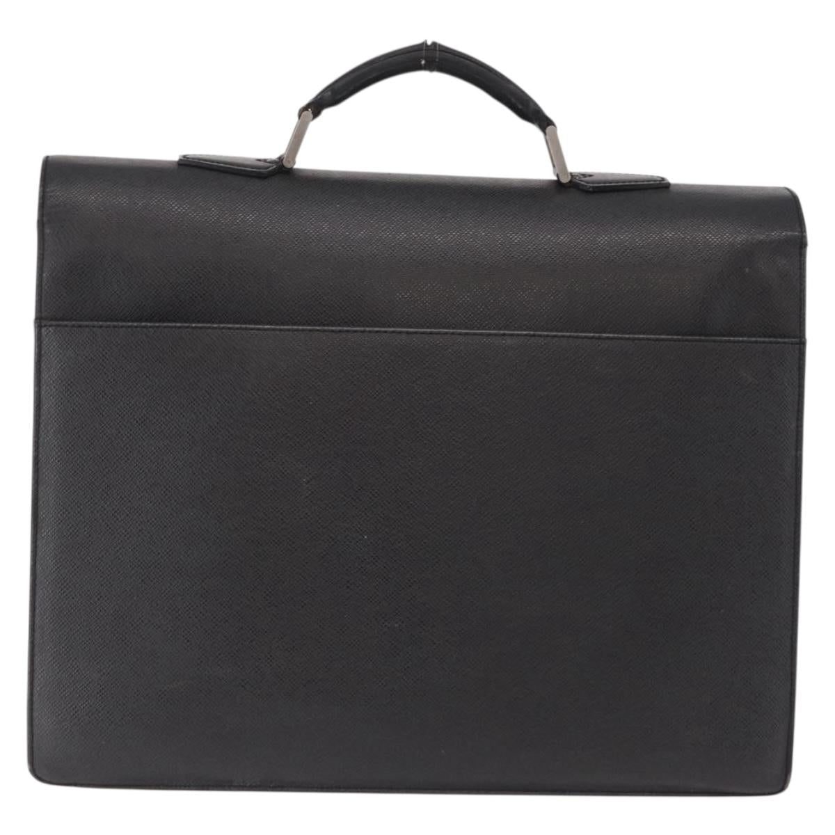 LOUIS VUITTON Taiga Serviette Moskova Business Bag Ardoise M30032 LV Auth 207894