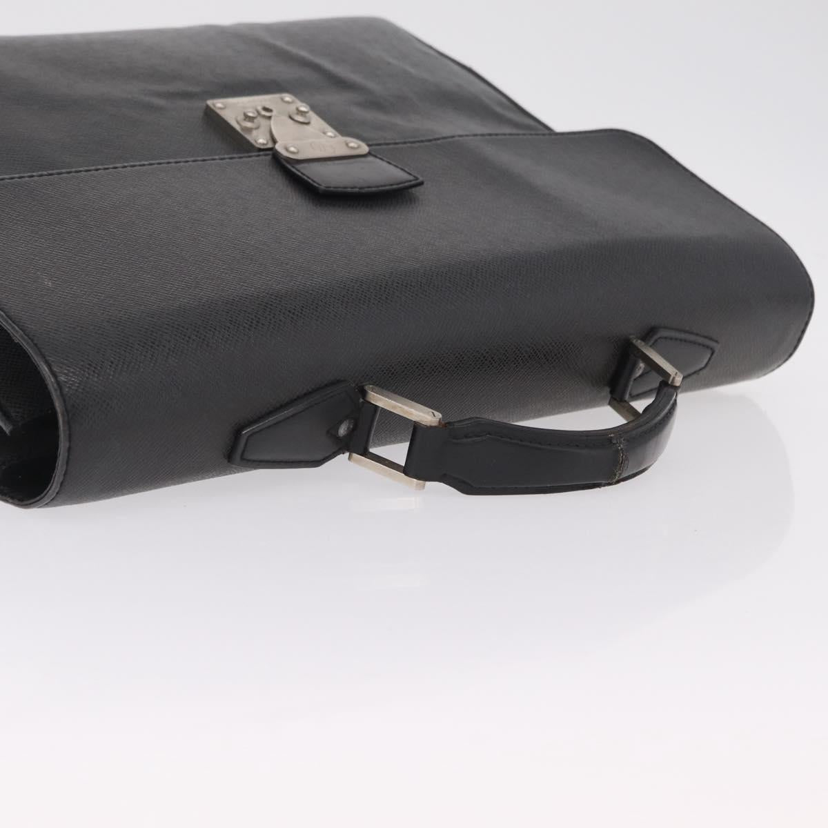 LOUIS VUITTON Taiga Serviette Moskova Business Bag Ardoise M30032 LV Auth 207894