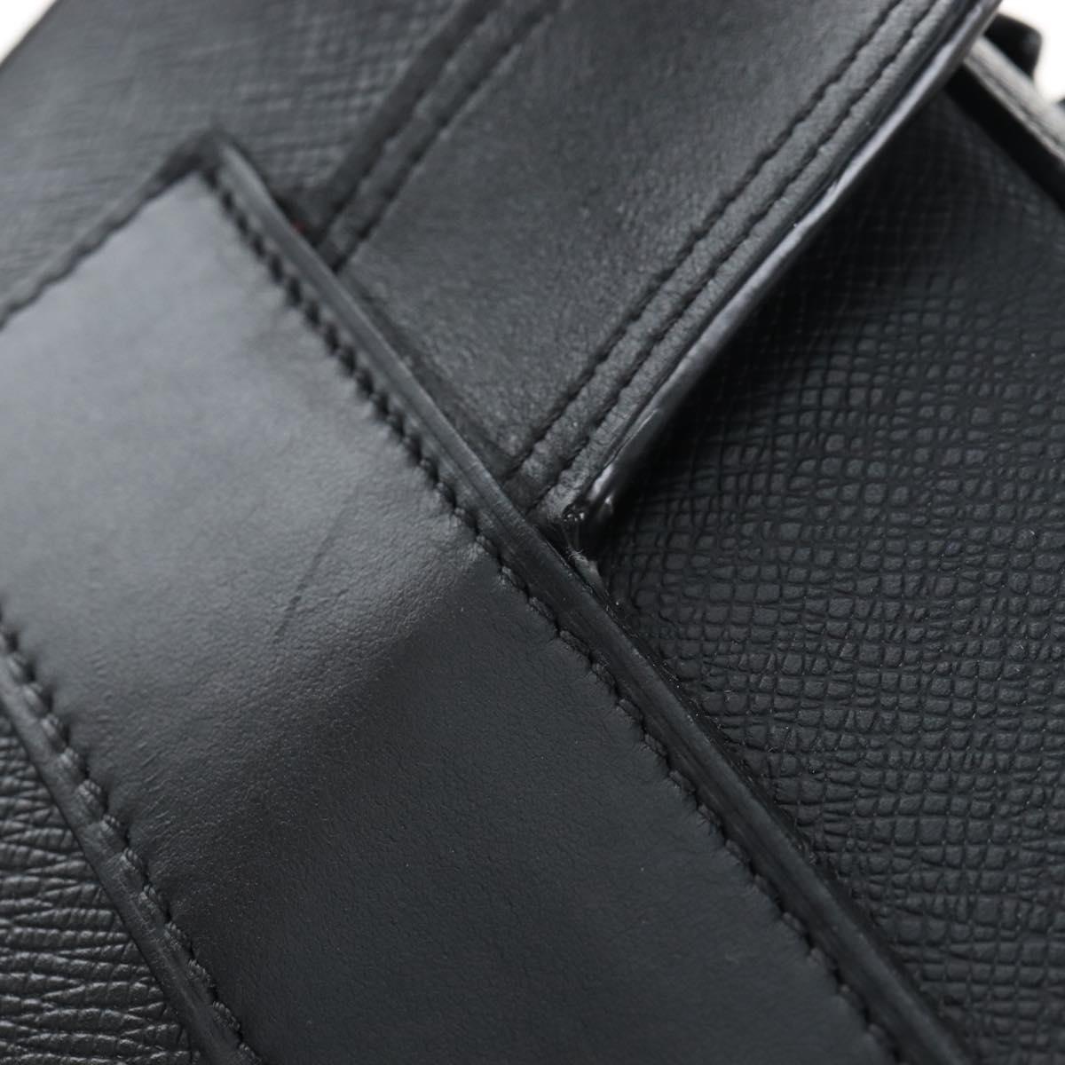 LOUIS VUITTON Taiga Rainbow Mini Soft Trunk Bag Black M30351 LV Auth 207898M