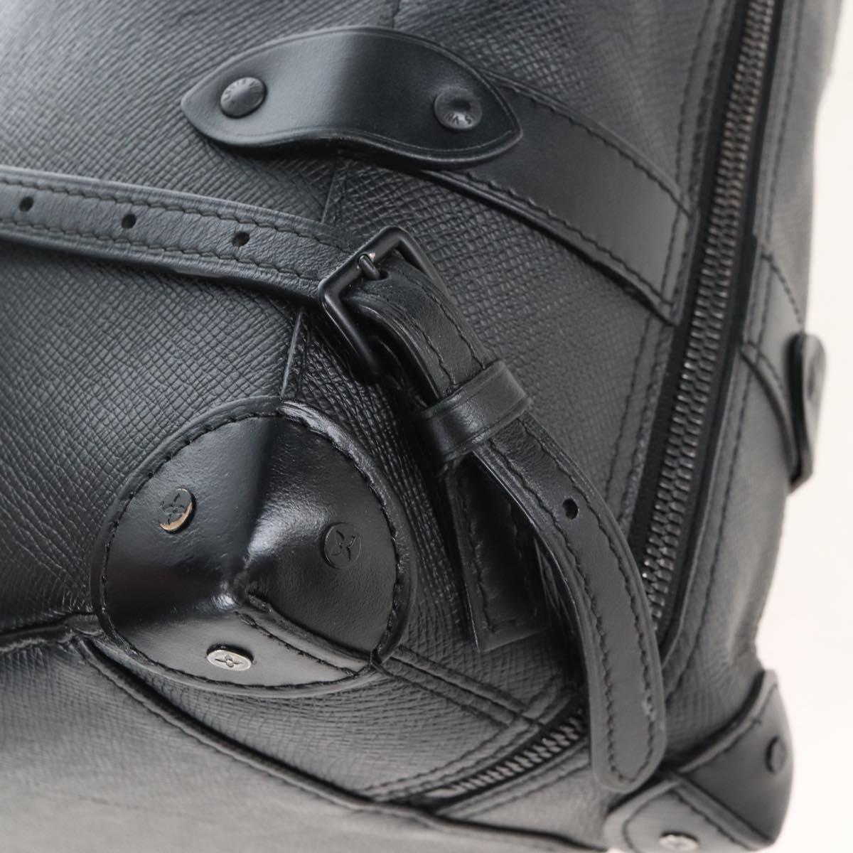 LOUIS VUITTON Taiga Rainbow Mini Soft Trunk Bag Black M30351 LV Auth 207898M